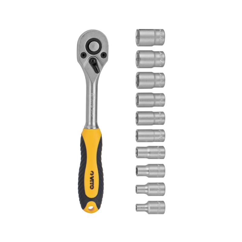 Jogo roquete MicroTough 11 peças 1/4"
