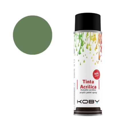 Spray Tinta Acrílica 400ml, RAL 6011 (Verde Opaco)