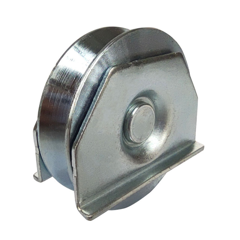 Roda em V 80mm p/ soldar Strong