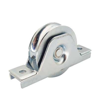 Roda em U 120mm canal 20 p/ aparafusar Strong