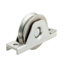 Roda Inox em V 80mm p/ aparafusar Strong