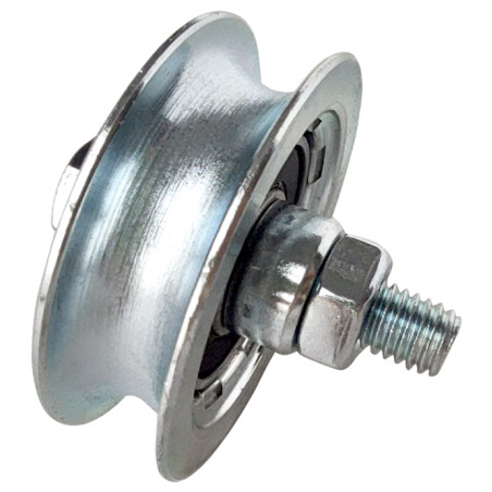 Roda em U 120mm canal 20 Strong