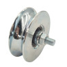 Roda Inox em U 80mm canal 20 Strong