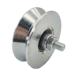 Roda Inox em V 80mm c/ 2...