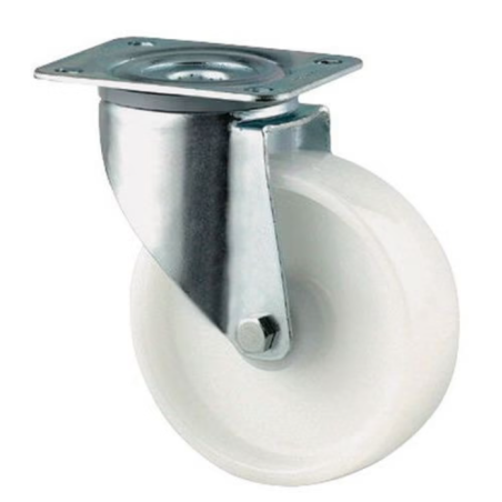 Rodízio Giratório G-100mm, Nylon