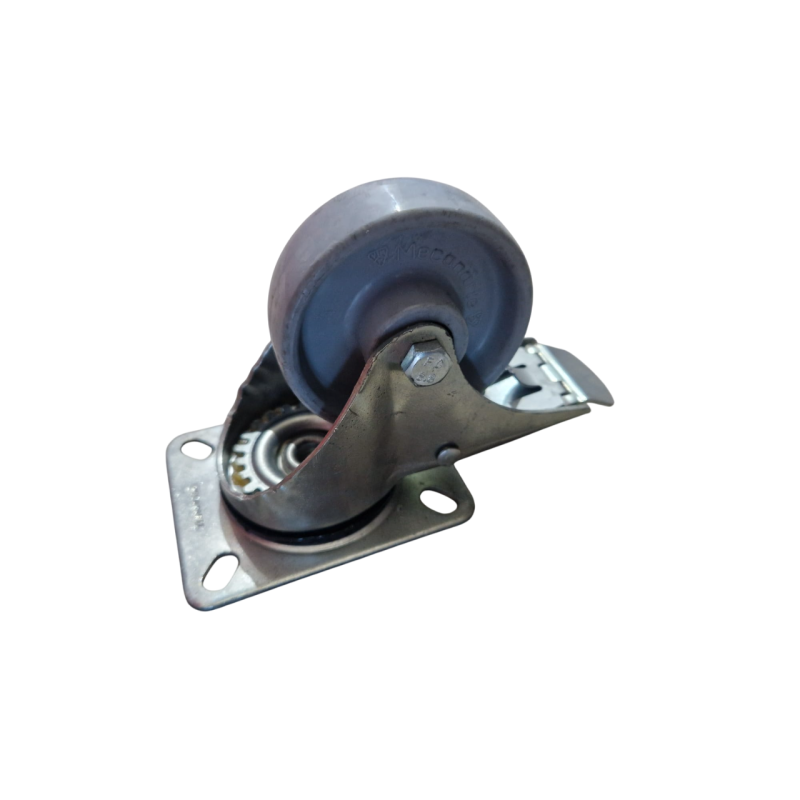 Rodizio Giratorio c/ travao G-100mm, Nylon