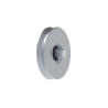Roda p/ Portão Artigo 305V-120x28 ZN