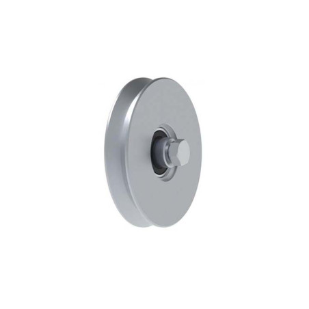 Roda p/ Portão Artigo 305V-200x28 ZN