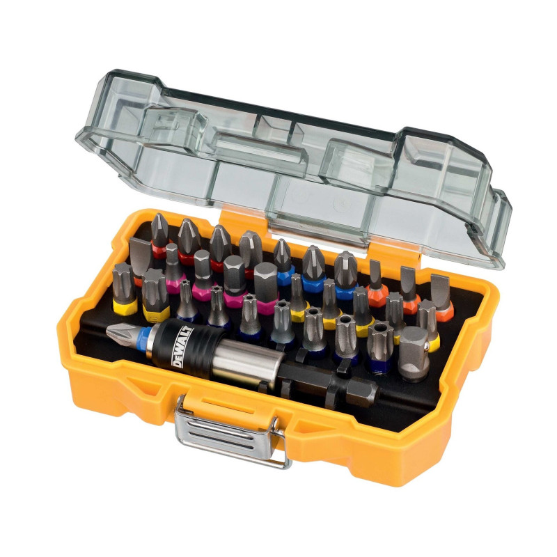 Caixa de 32 pontas Torx Hex e Adaptador