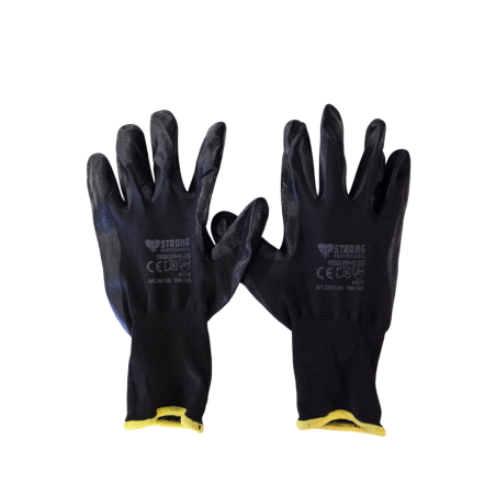 Luva nitrilo preto Strong Tamanho 10