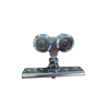 Rodízio Duplo Fixo nº10-378 c/ roda 24mm