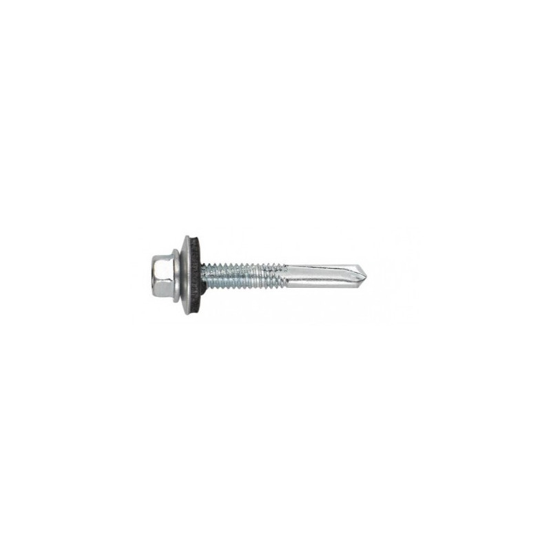 Parafuso Autoperfurante Sextavado especial viga 5.5x38 com anilha 16mm zn