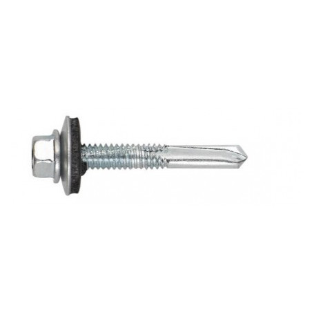 Parafuso Autoperfurante Sextavado especial viga 5.5x38 com anilha 16mm zn
