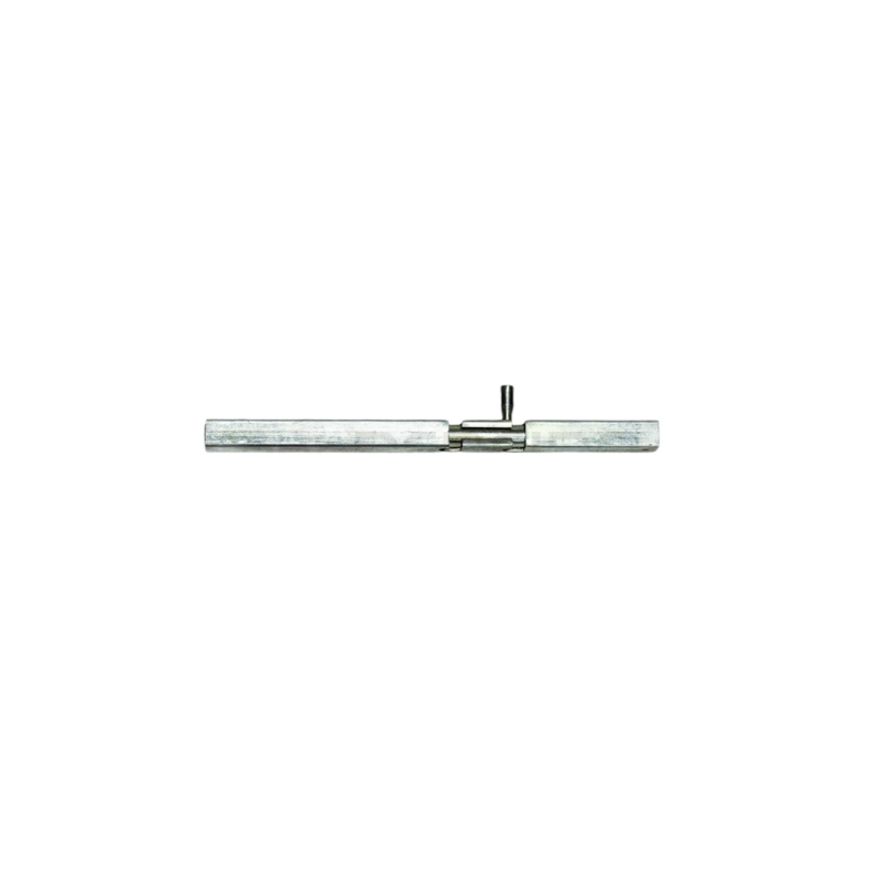 Fecho c/ mola Quad. 16x400mm Zincado