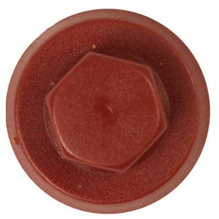 Tampa Terracota p/ parafuso sext.