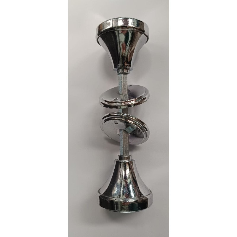 Puxadores Duplos Crom. 10/8