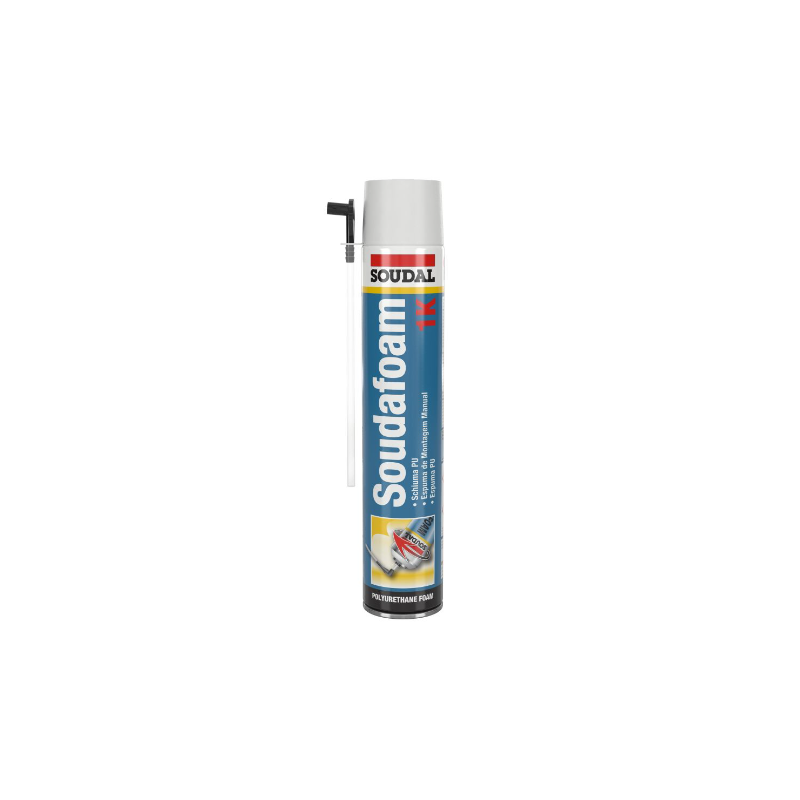 Espuma de poliuretano Manual,750ml, Soudal