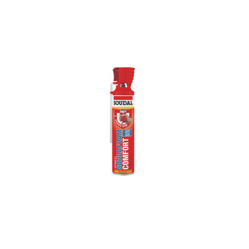 Espuma de poliu. Confort Manual,600ml, Soudal