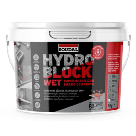 Soudagum HYDRO Cinza 5Kg, Soudal
