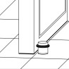 BATENTE PORTA 301-25 AÇO INOX 18/8 (D)