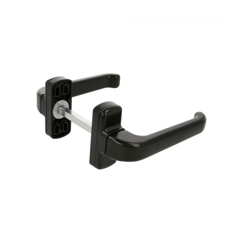 PUXADOR EPSILON ALUMINIO PRETO CONJ (D)