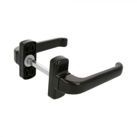 PUXADOR EPSILON ALUMINIO PRETO CONJ (D)