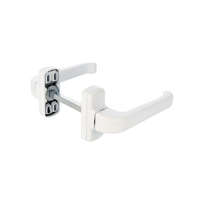 PUXADOR EPSILON ALUMINIO BRANCO CONJ (D)