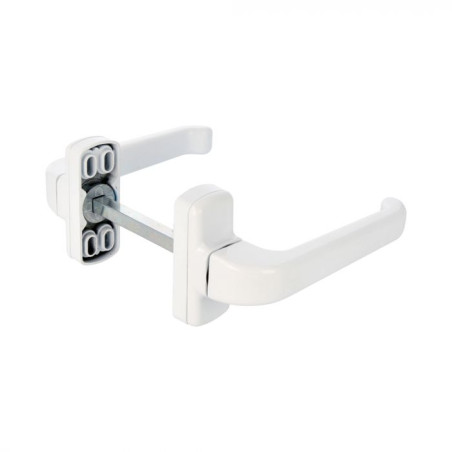 PUXADOR EPSILON ALUMINIO BRANCO CONJ (D)