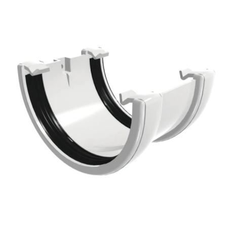 Uniao p/ Caleira em PVC Branco, Dakota