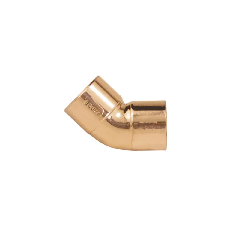 Curva 45º c/  PVC Cobre, Dakota