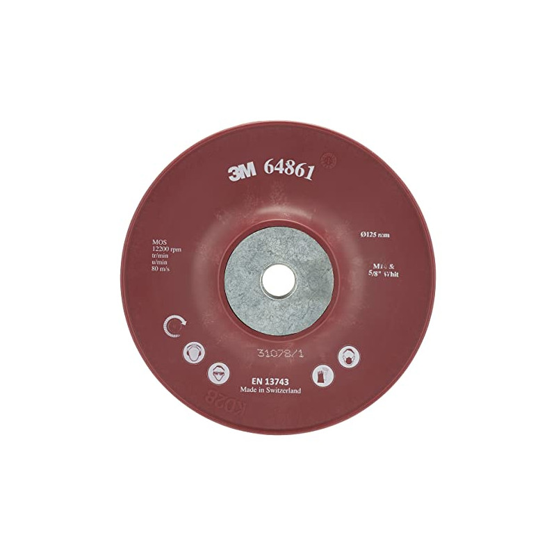 Suporte p/ Disco Lixa/fibra 115 Vermelho 3M