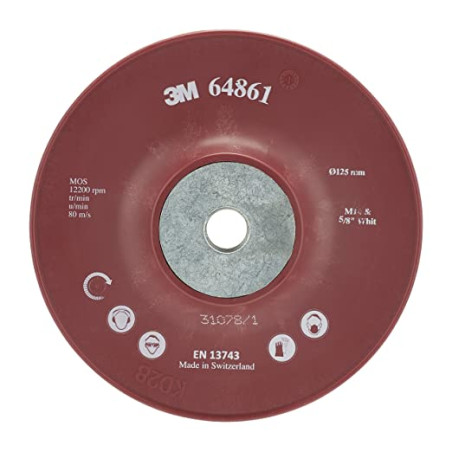 Suporte p/ Disco Lixa/fibra 115 Vermelho 3M
